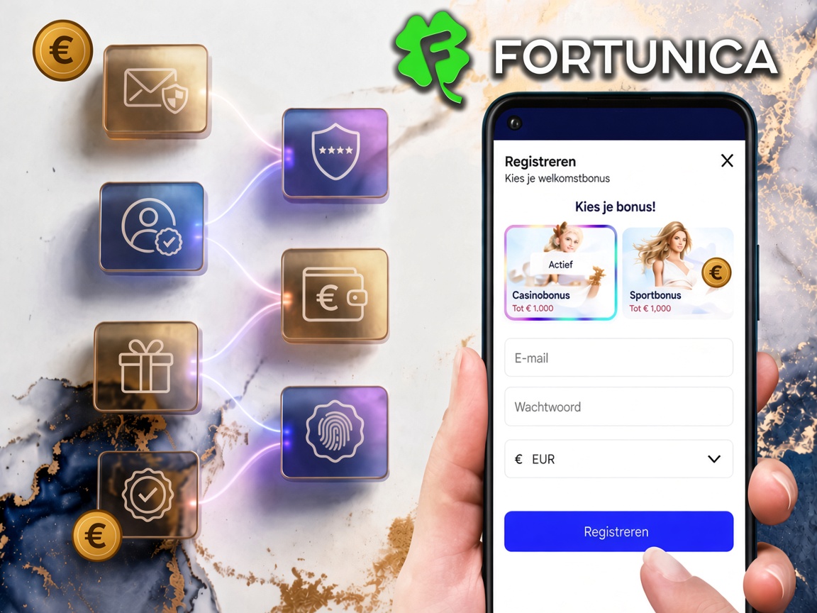 Registreren bij Fortunica Casino